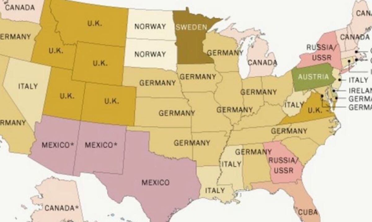 Mapa muestra la historia de la migración en Estados Unidos Primera Hora