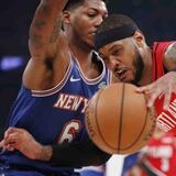 Los Knicks arruinan el regreso de Carmelo Anthony