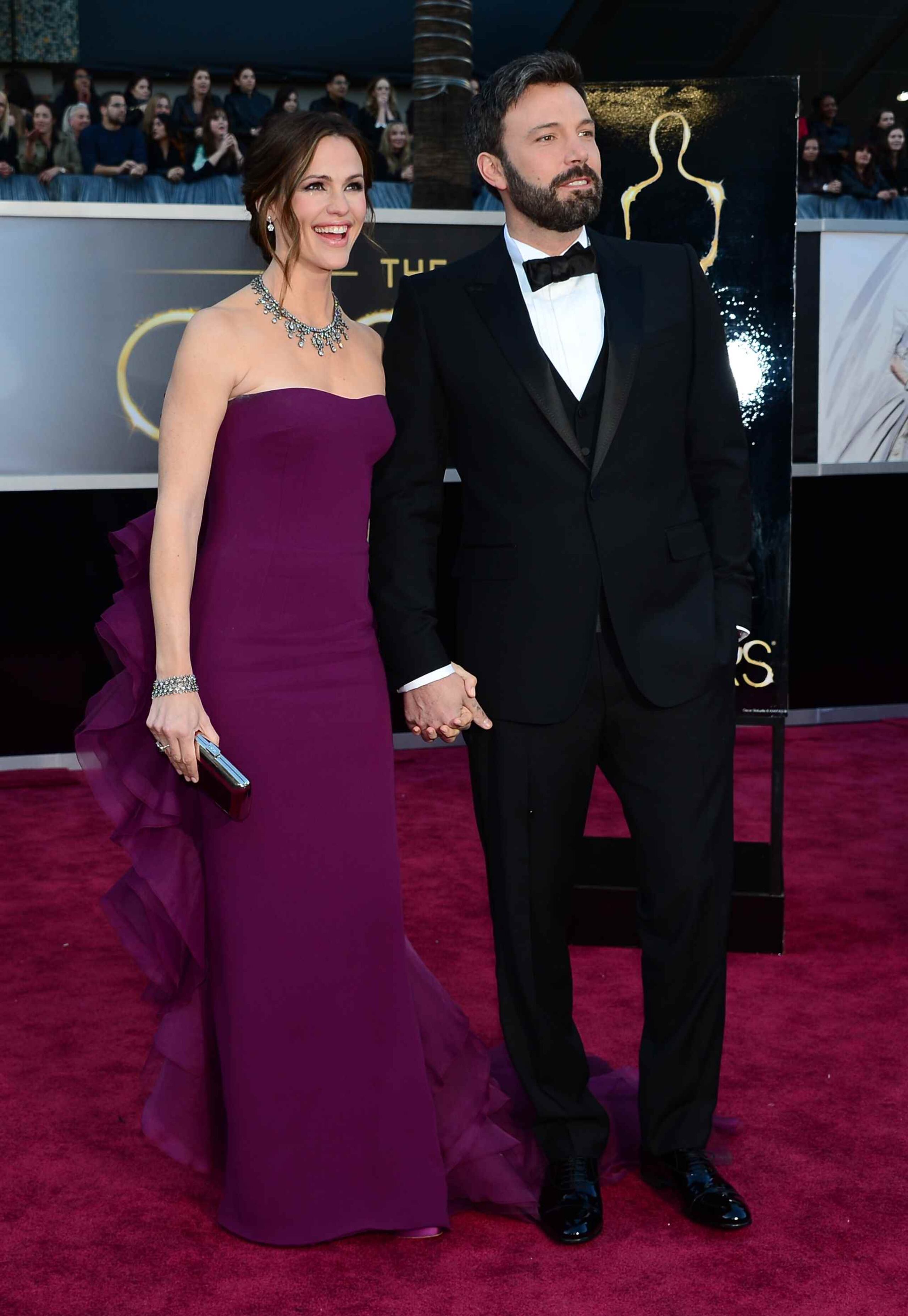 Jennifer Garner y Ben Affleck en los premios Oscar del 2013. (Archivo)