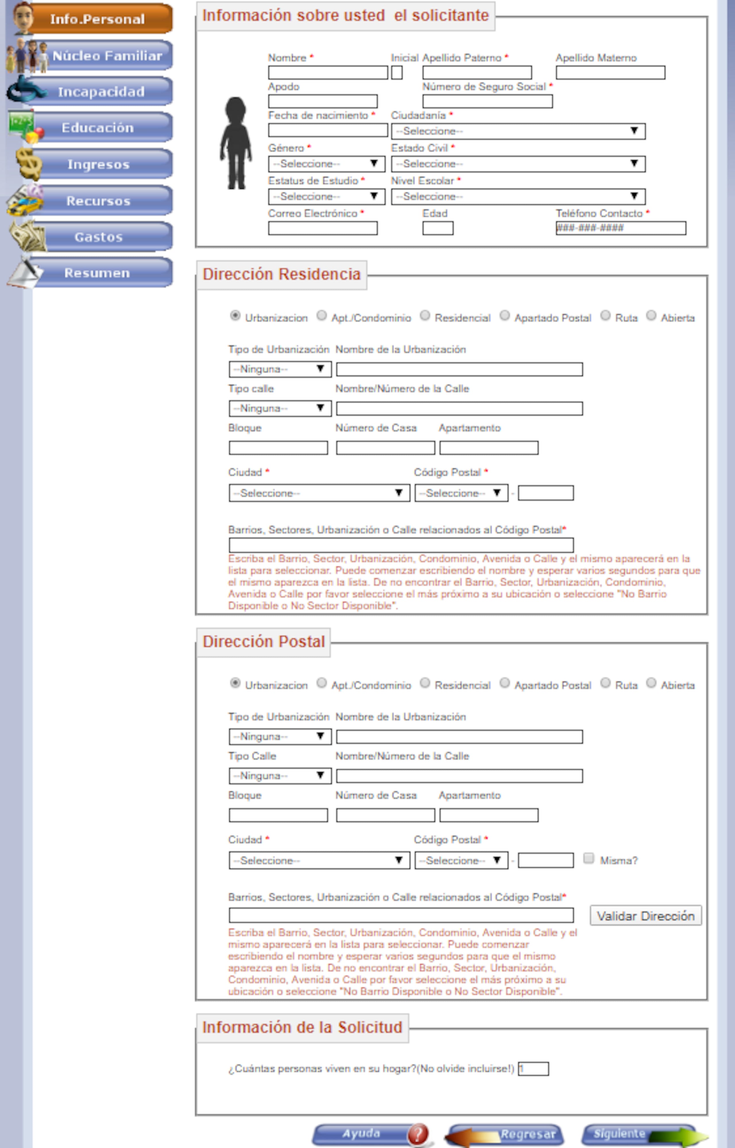 Portal de la Administración para el Desarrollo Socioeconómico.