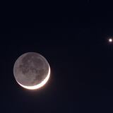 Luna y Venus estarán en conjunción mañana