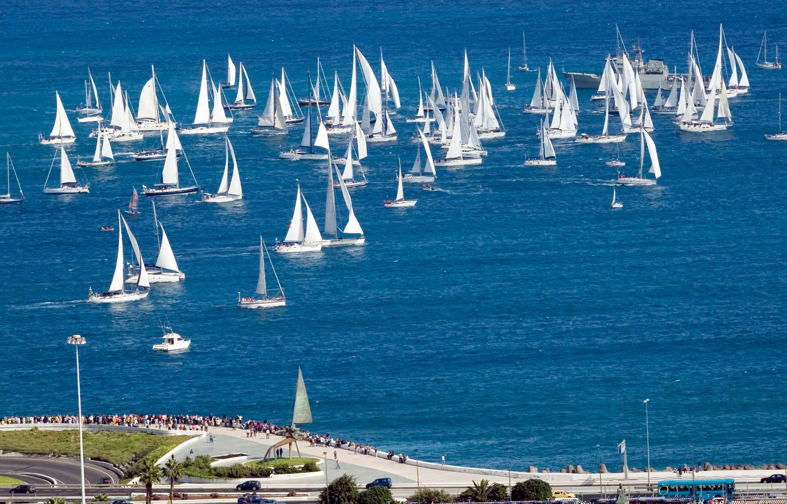 Bahía de Las Palmas de la isla Gran Canaria.