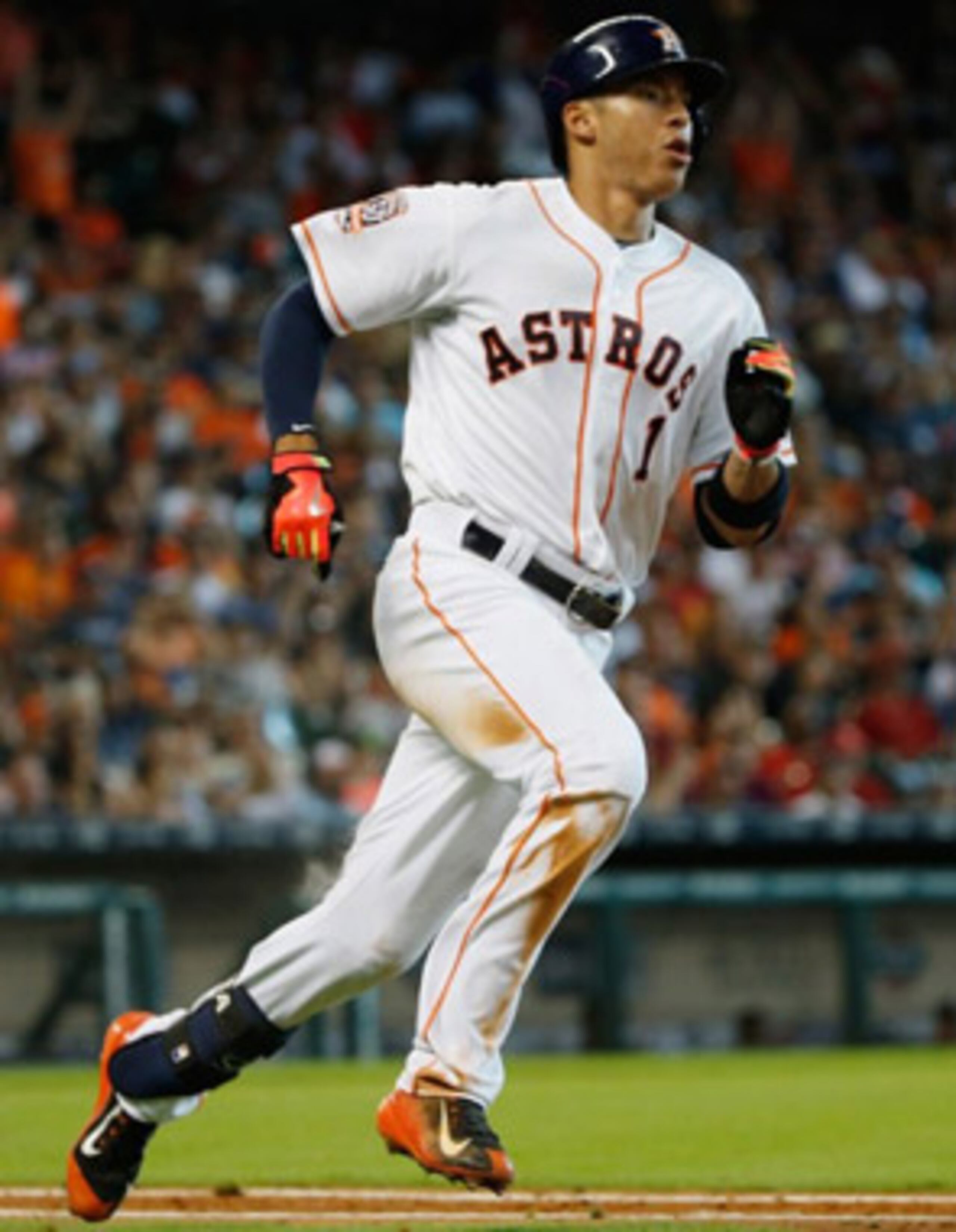 El joven de 20 años es el sexto jugador de los Astros que es reconocido como el Novato del Mes. (AFP)