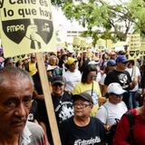 Jóvenes, adultos y niños se tiraron a la calle a protestar