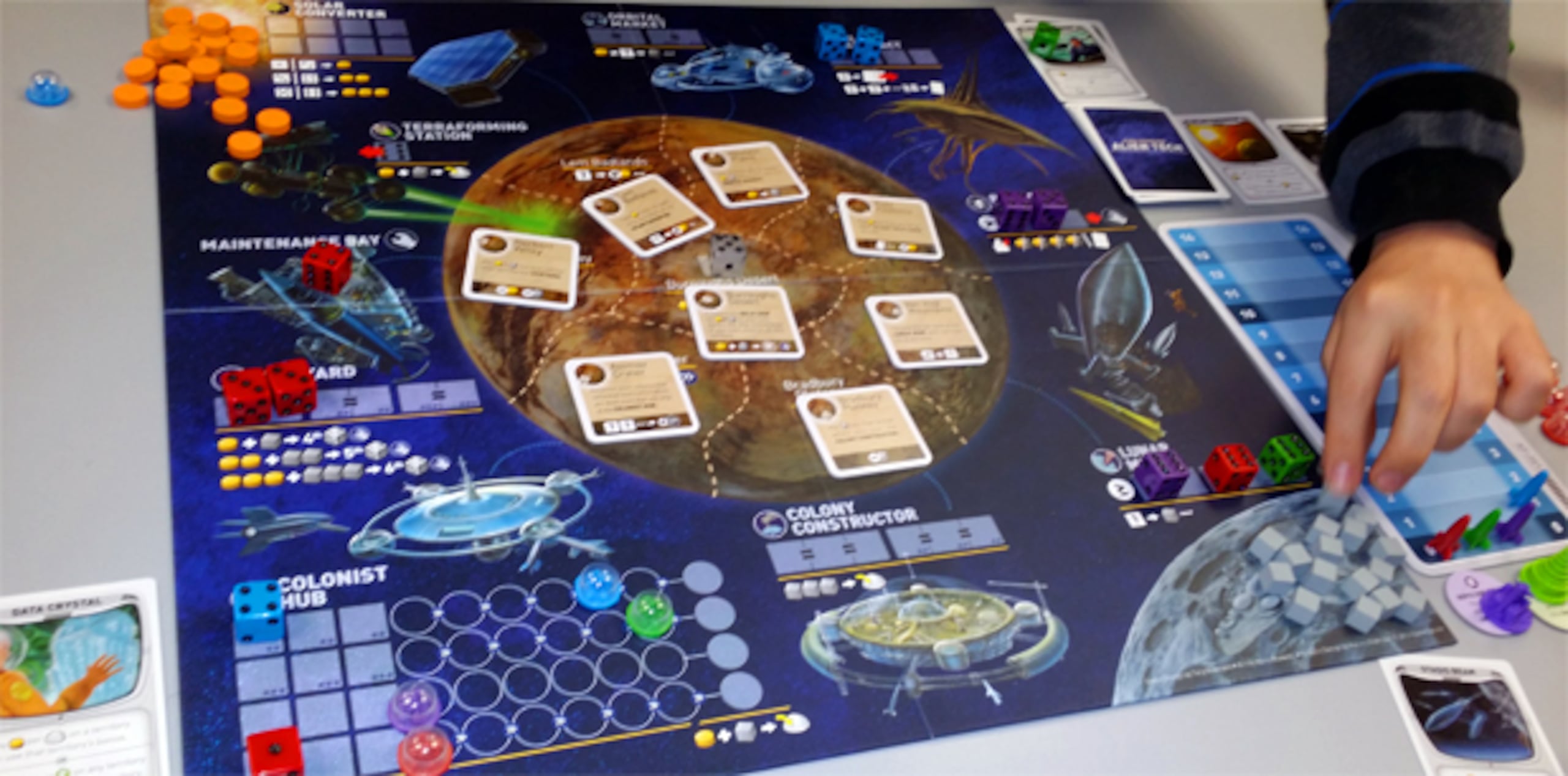 Imagen del juego Alien Frontiers.