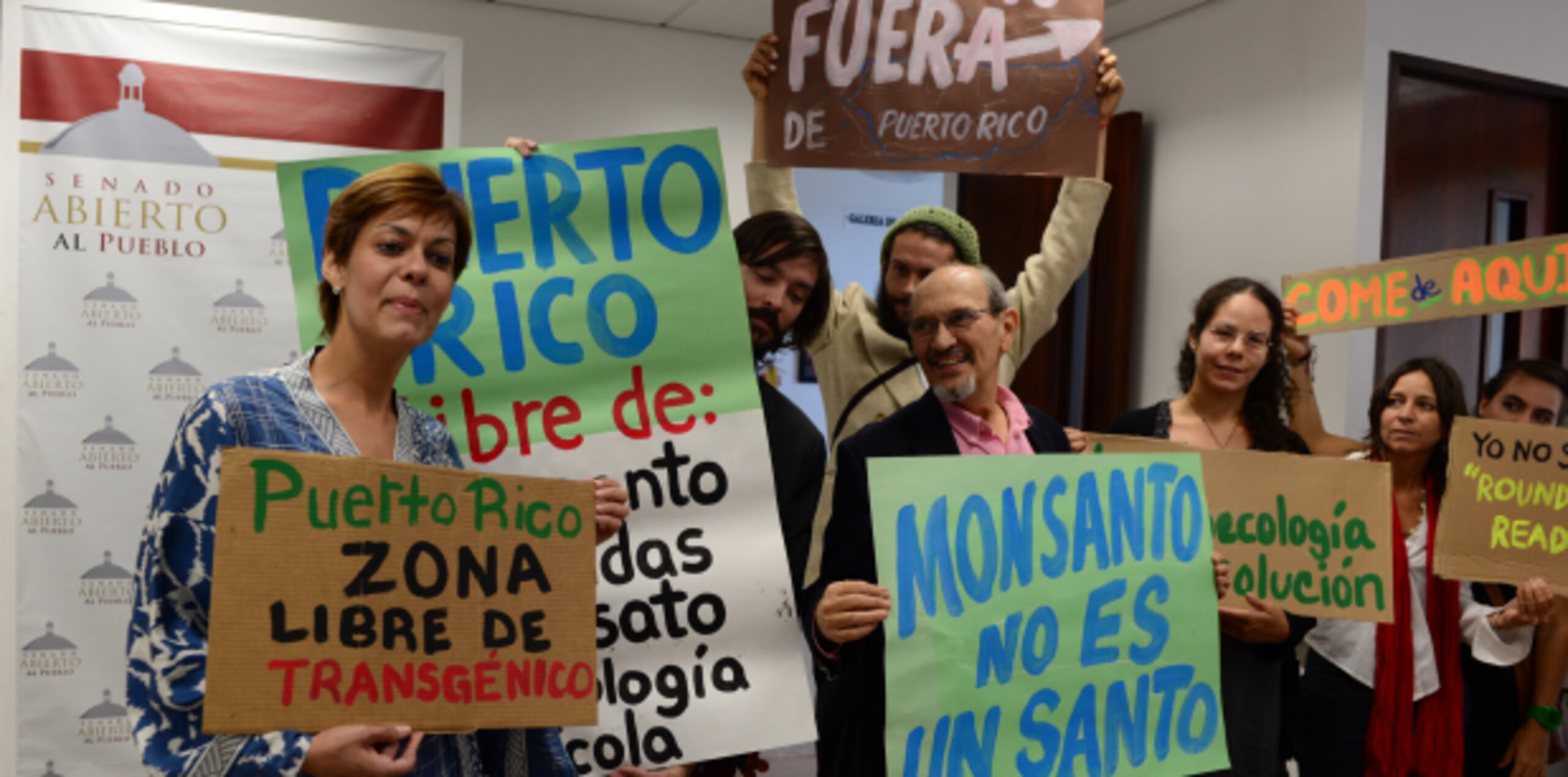 El colectivo se opone a la expansión del modelo agroindustrial de Monsanto que promueve la manipulación genética en las semillas, entre otros. (ismael.fernandez@gfrmedia.com)