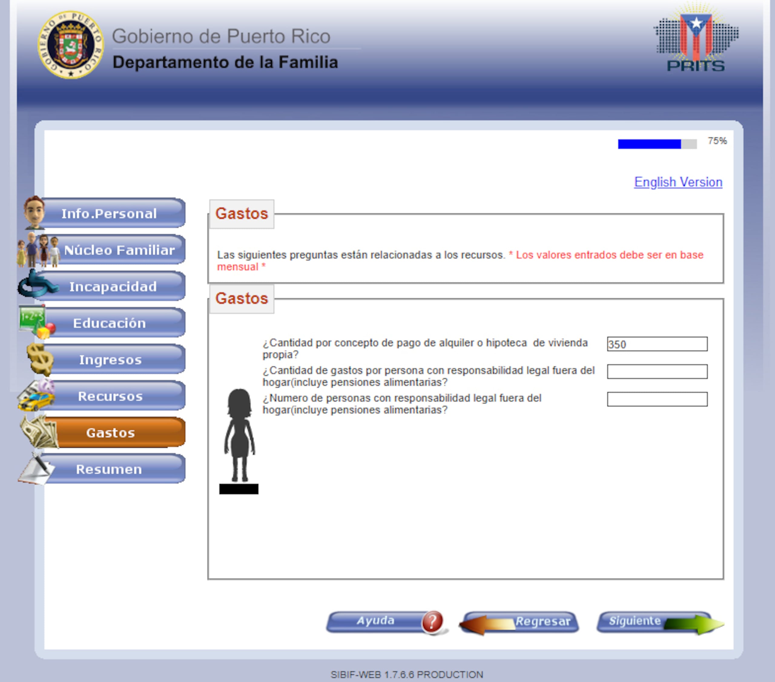 Portal de la Administración para el Desarrollo Socioeconómico.