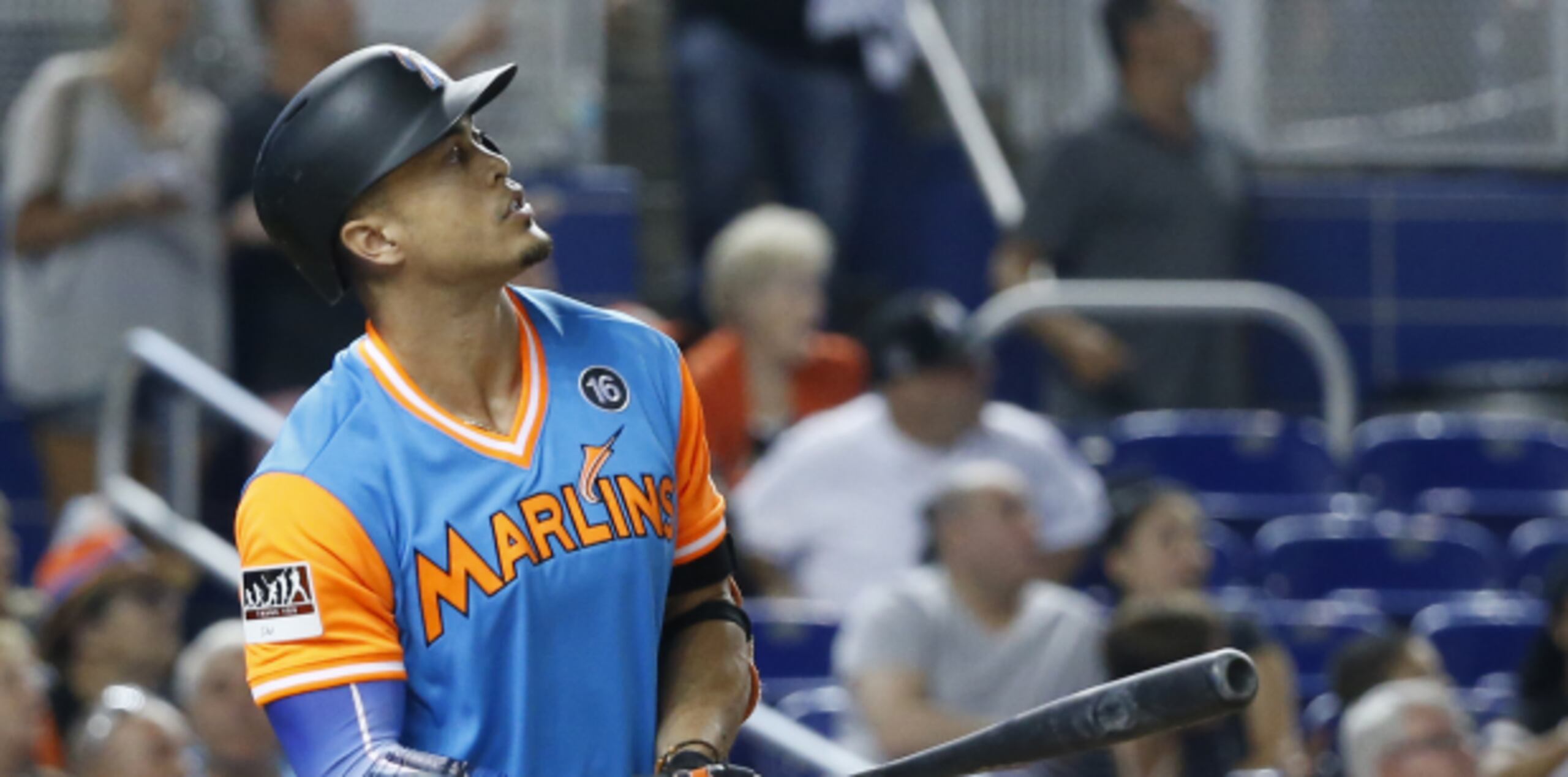 Giancarlo Stanton. (AP / Wilfredo Lee)