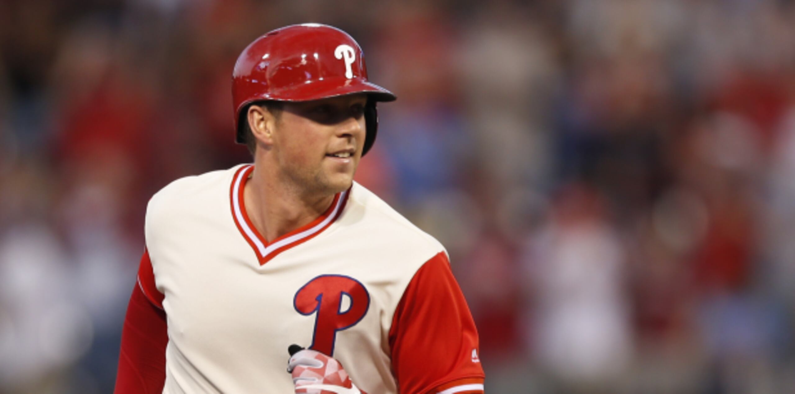 Rhys Hoskins de los Filis de Filadelfi. (AP / Laurence Kesterson)