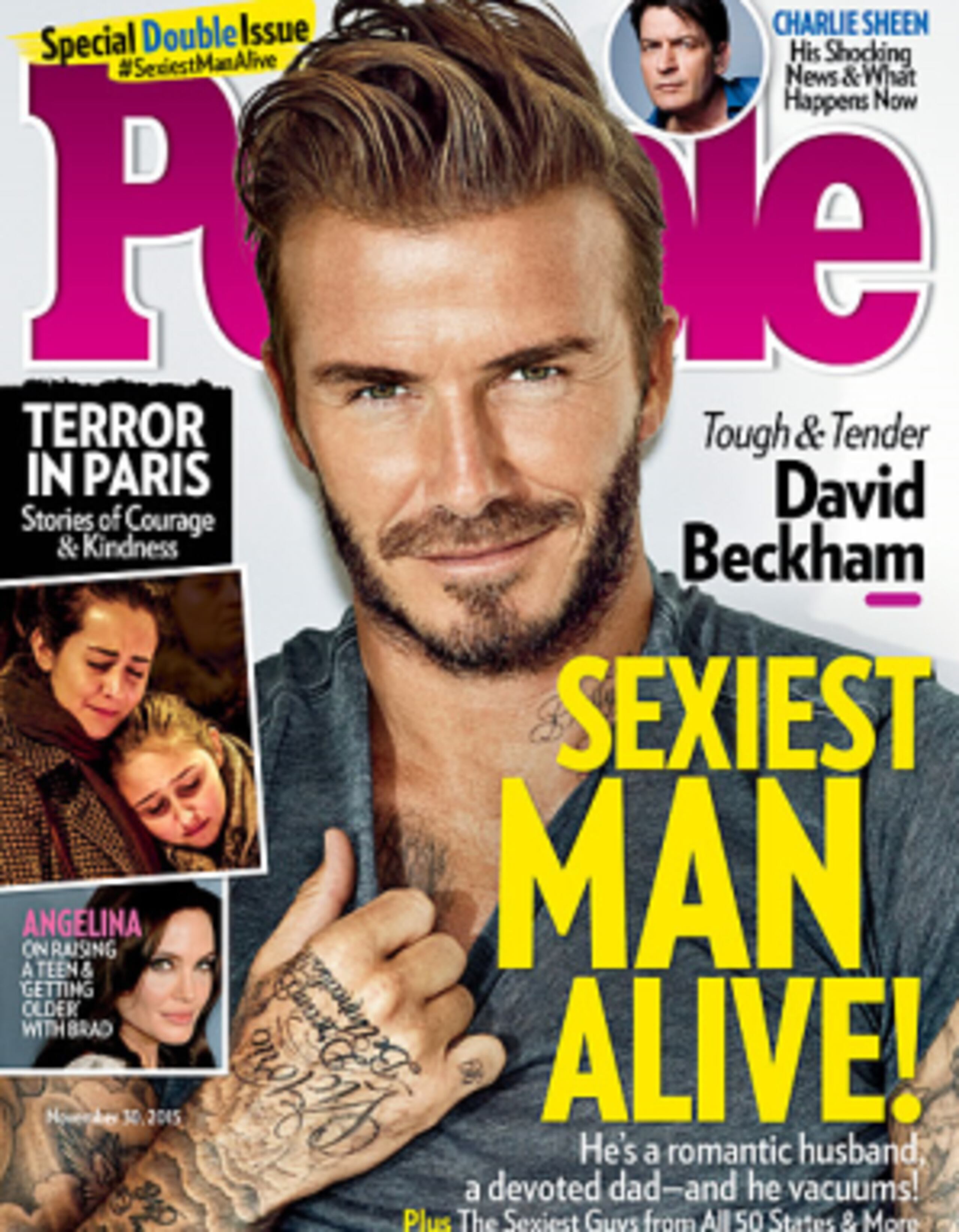 La edición con Beckham en portada estará a la venta a partir de este viernes. (People)