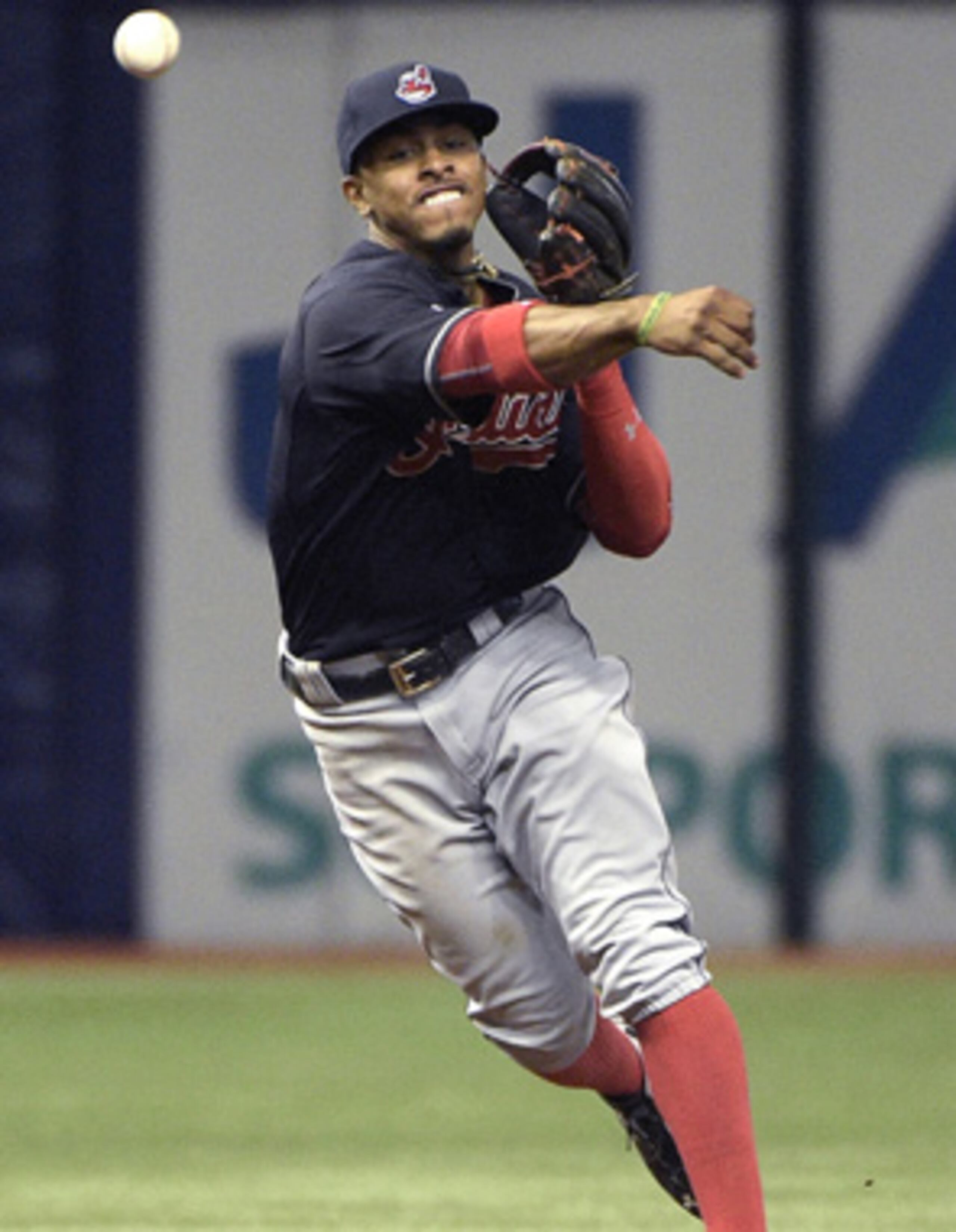 Francisco Lindor bateó de 3-0. (AP/Phelan M. Ebenhack)