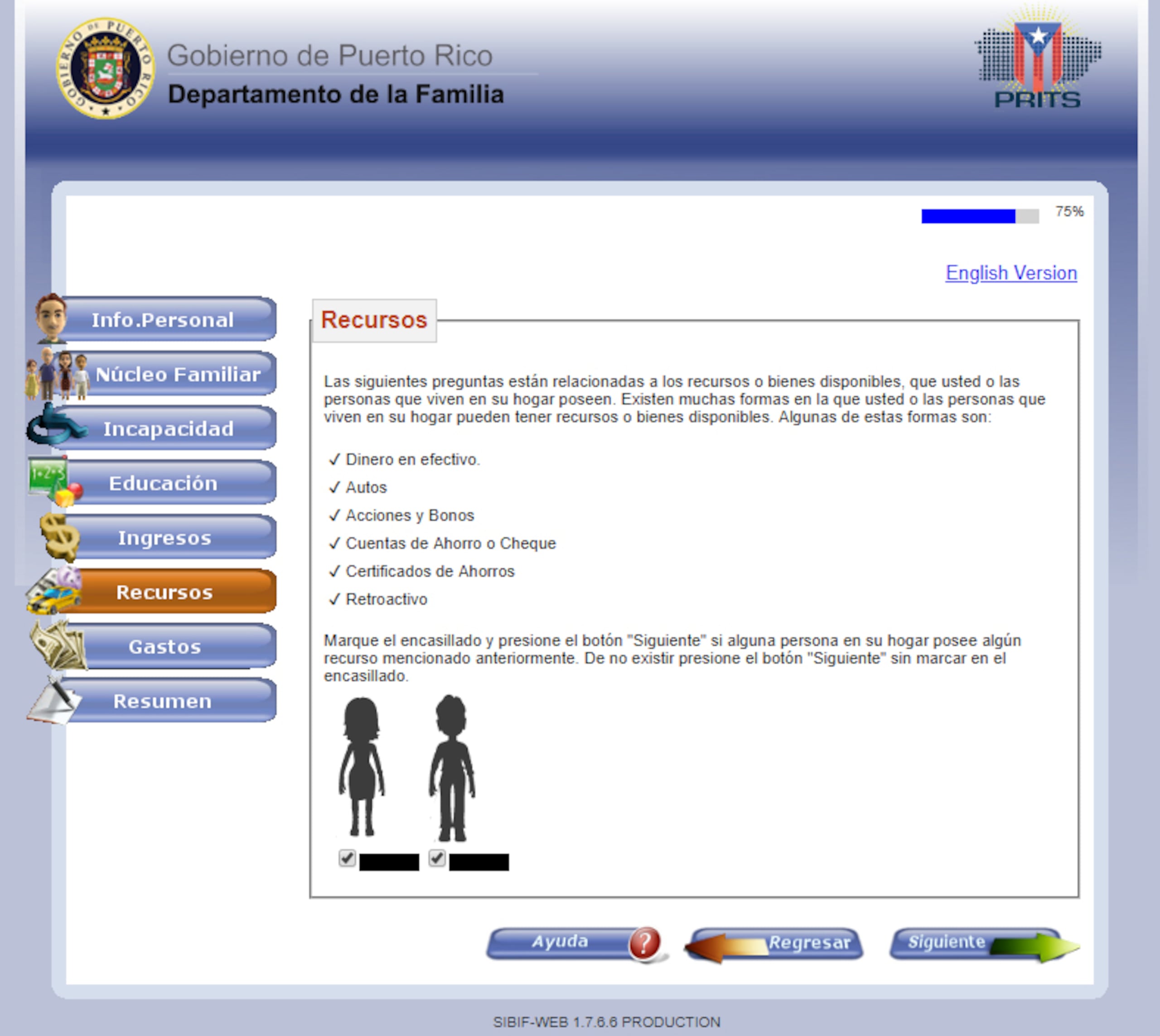 Portal de la Administración para el Desarrollo Socioeconómico.