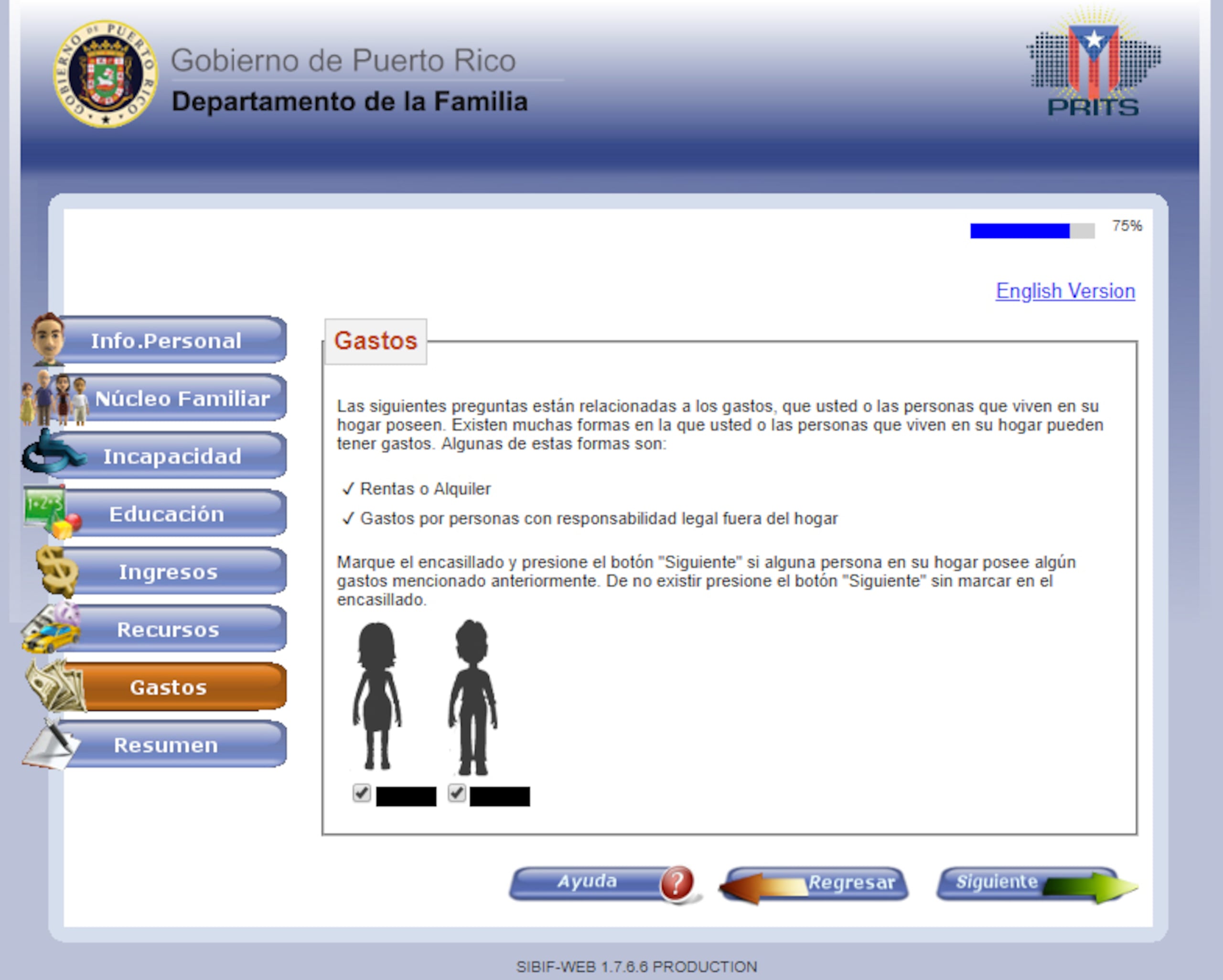 Portal de la Administración para el Desarrollo Socioeconómico.