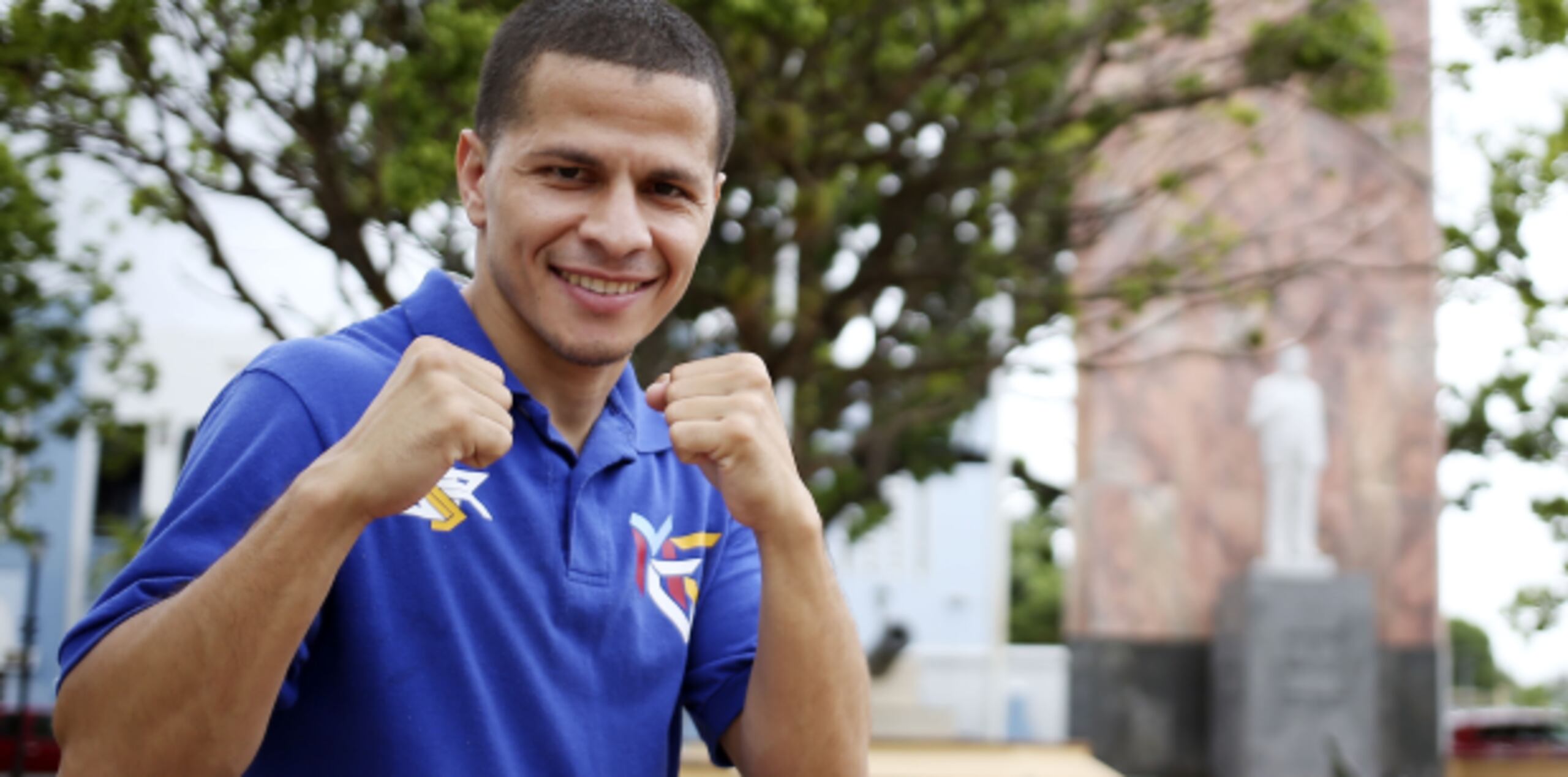 El púgil entrena a todo vapor para la cita del 18 de julio con el filipino Arthur Villanueva, con quien  disputará la faja de la Federación Internacional de Boxeo (FIB). (jose.reyes@gfrmedia.com)