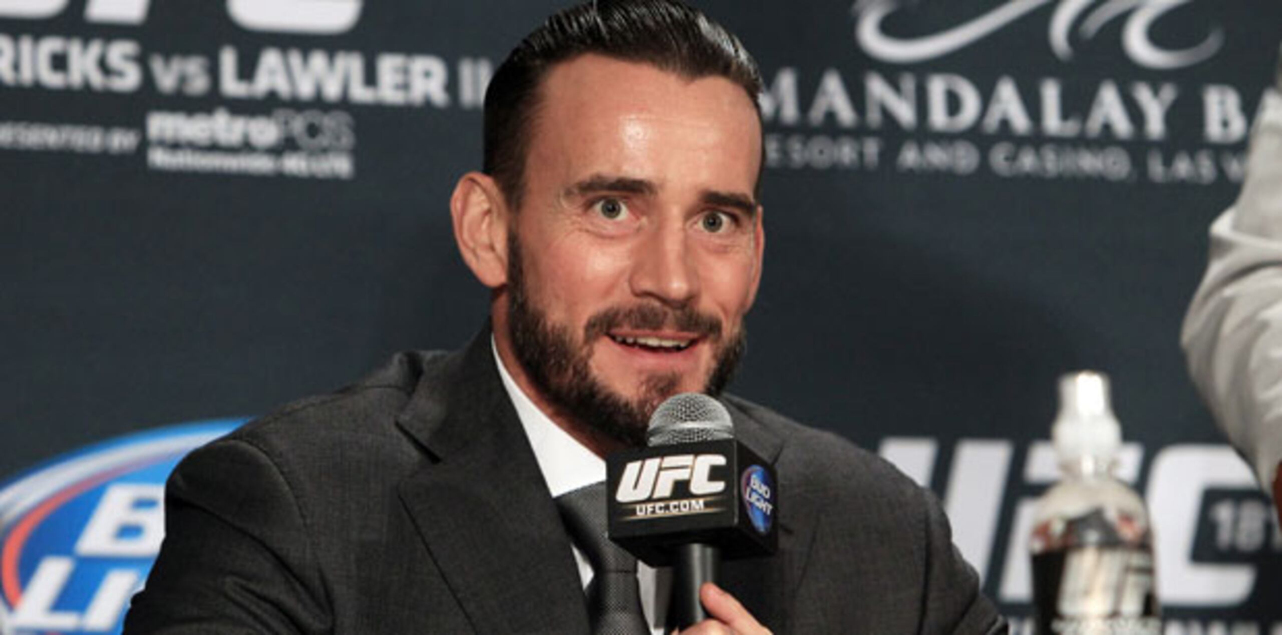 Para muchos fue una sorpresa pues CM Punk recién cumplió 36 años de edad y viene de algunas lesiones físicas previo a renunciar a la WWE el pasado mes de enero. (AP/Las Vegas Review-Journal, Sam Morris)