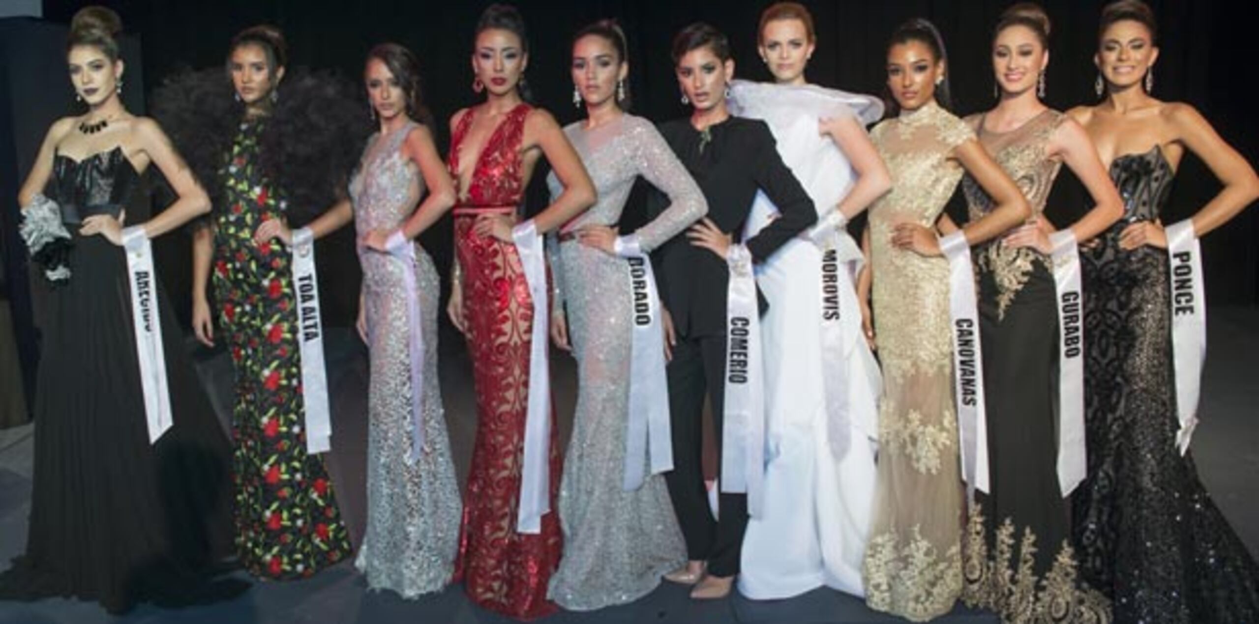 Durante el desfile de las candidatas en traje de gala y en concepto libre se eligieron las Top Ten tomando en cuenta su elegancia, actitud y desempeño en la pasarela.