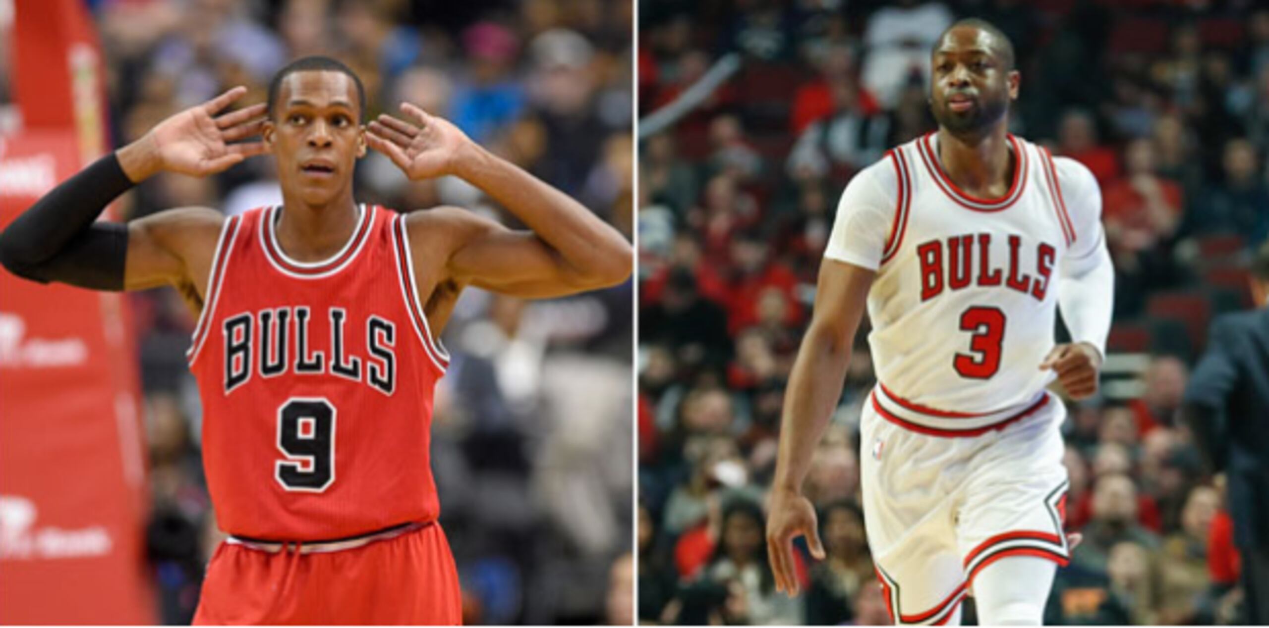 Lo que parecía un dúo que iba a tener éxito, el junte de Rondo y Wade en Chicago no ha resultado fructífero. (Prensa Asociada)