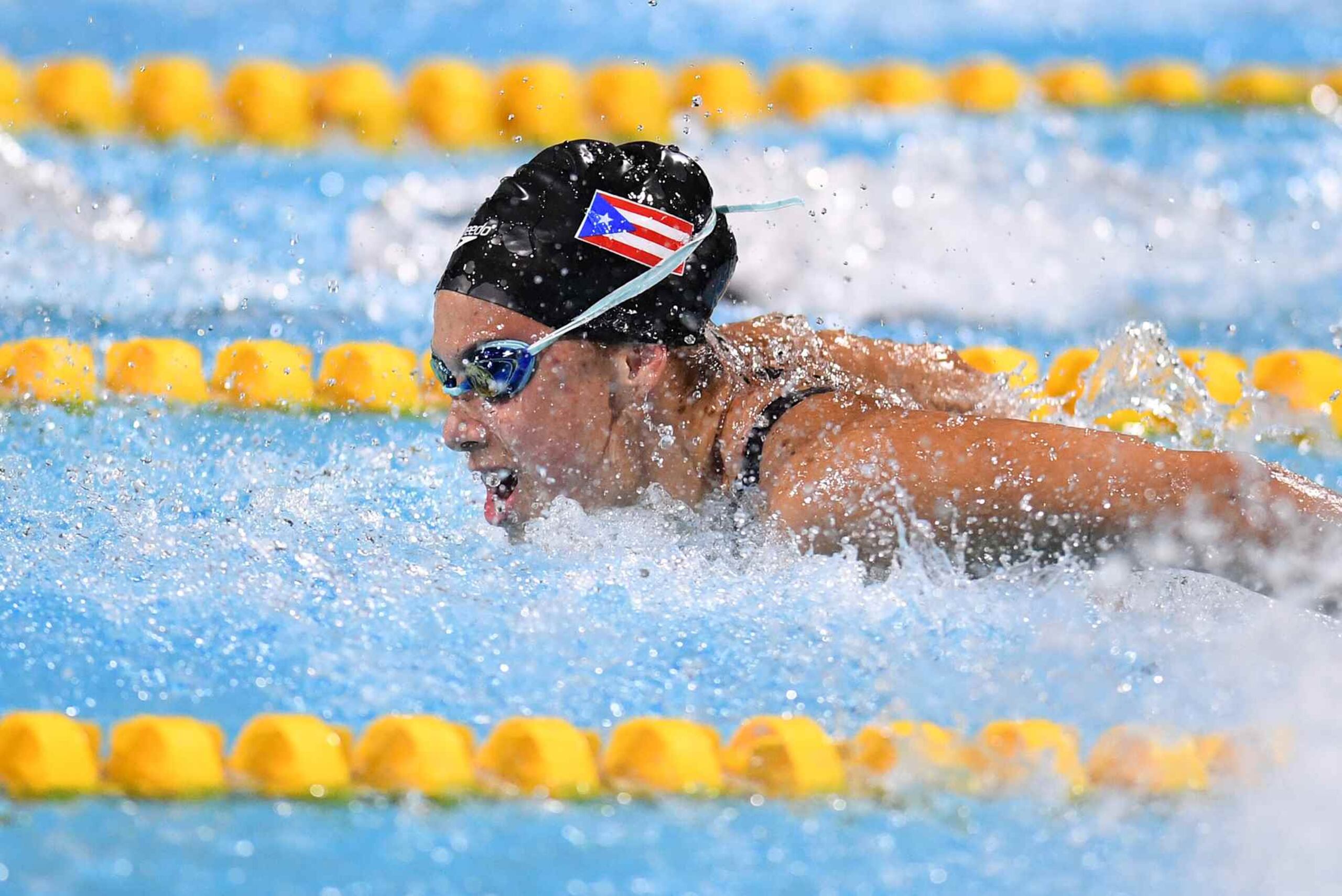 Kristen Romano, medalla de bronce en 200m combinado (Andre Kang / andre.kang@gfrmedia.com)