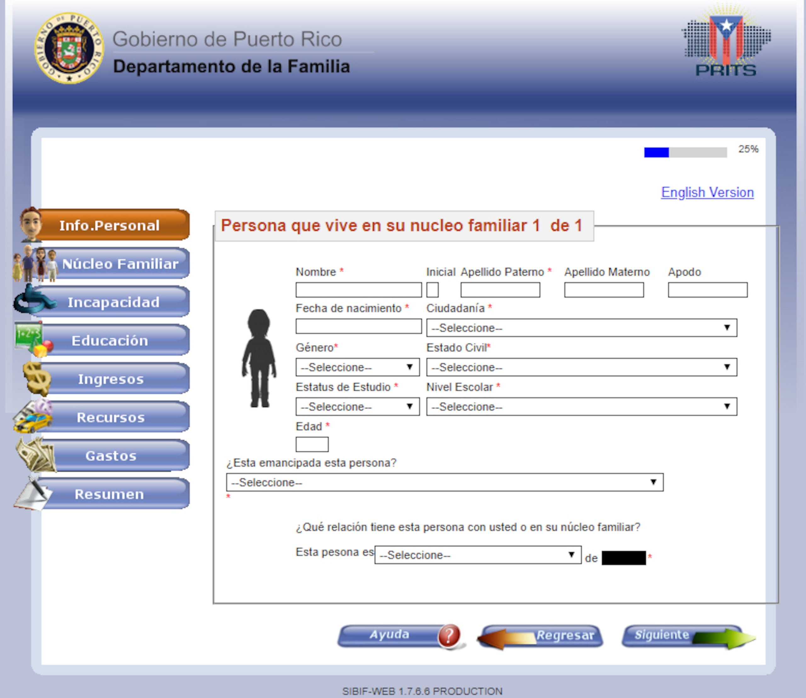 Portal de la Administración para el Desarrollo Socioeconómico.