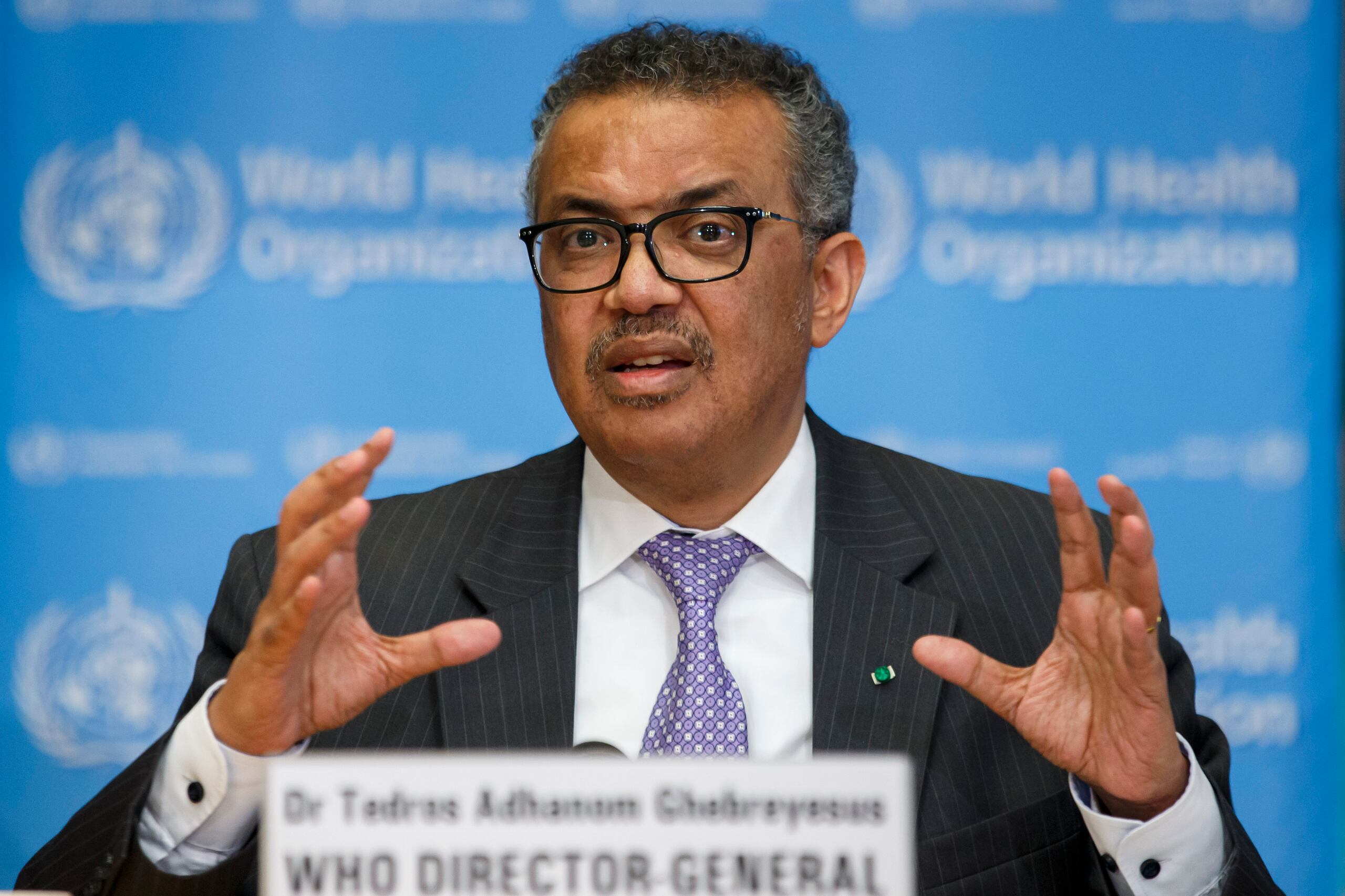 El médico etíope Tedros Adhanom Ghebreyesus es el director general de la Organización Mundial de la Salud.