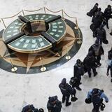 Lleno de policías El Capitolio