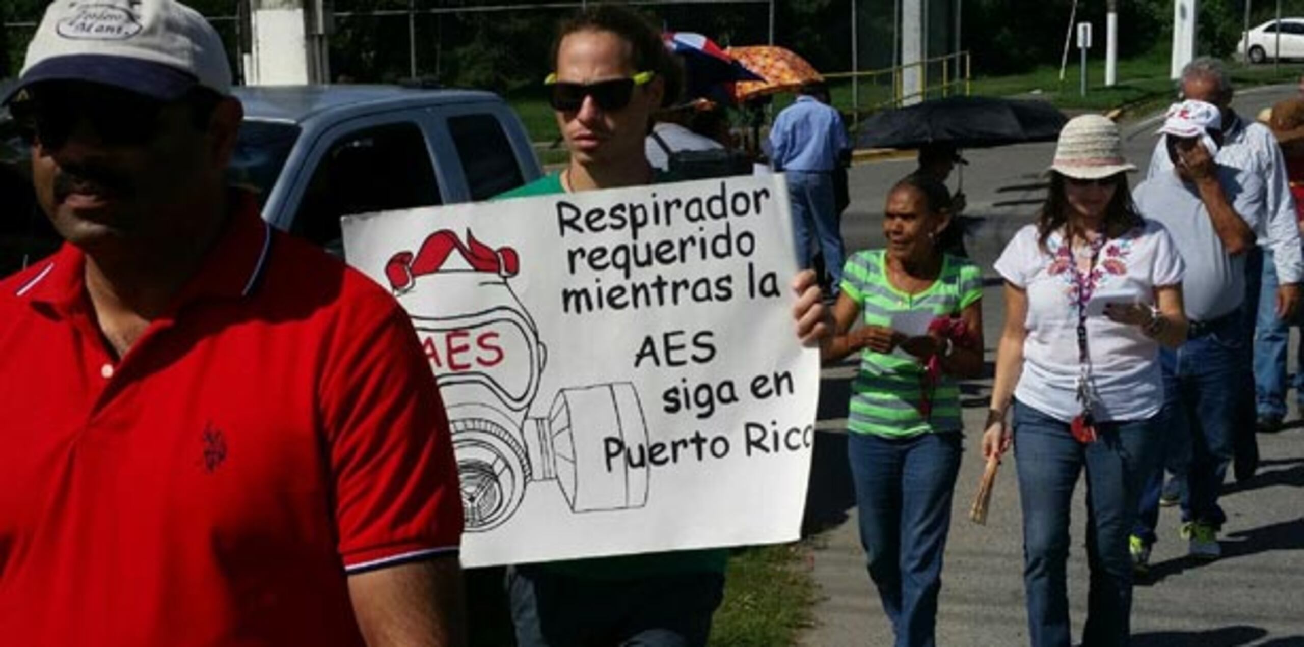 La protesta, tipo piquete, se llevó a cabo temprano en la tarde en la intersección de las carreteras PR-3 y PR-7707. (Suministrada)