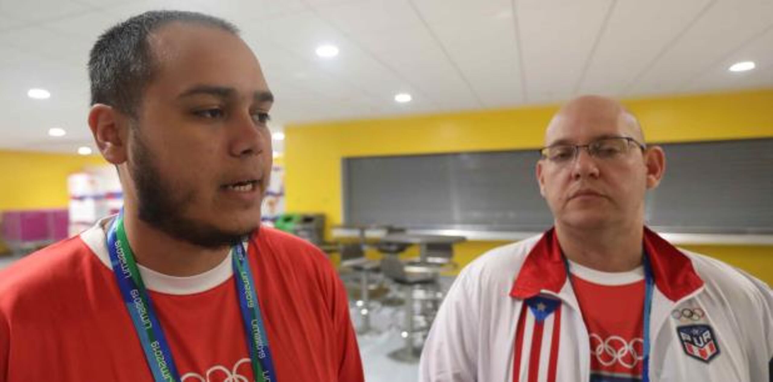 Cristian Sanés y Jean Pérez, del deporte de bolos. (Juan Luis Martínez Pérez/ juan.martinez@gfrmedia.com)