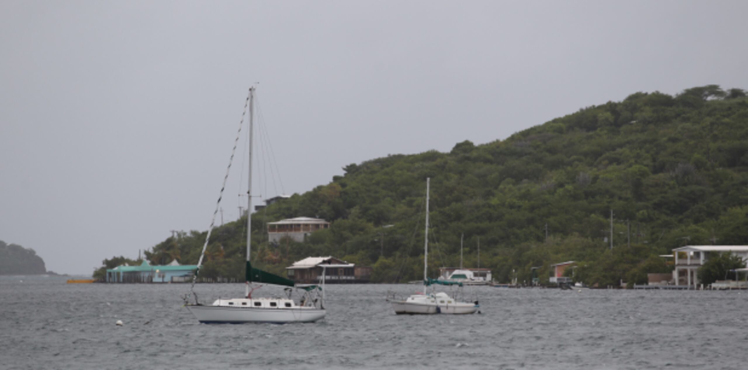 Vistazo a Culebra horas antes de la llegada de Irma a la zona.