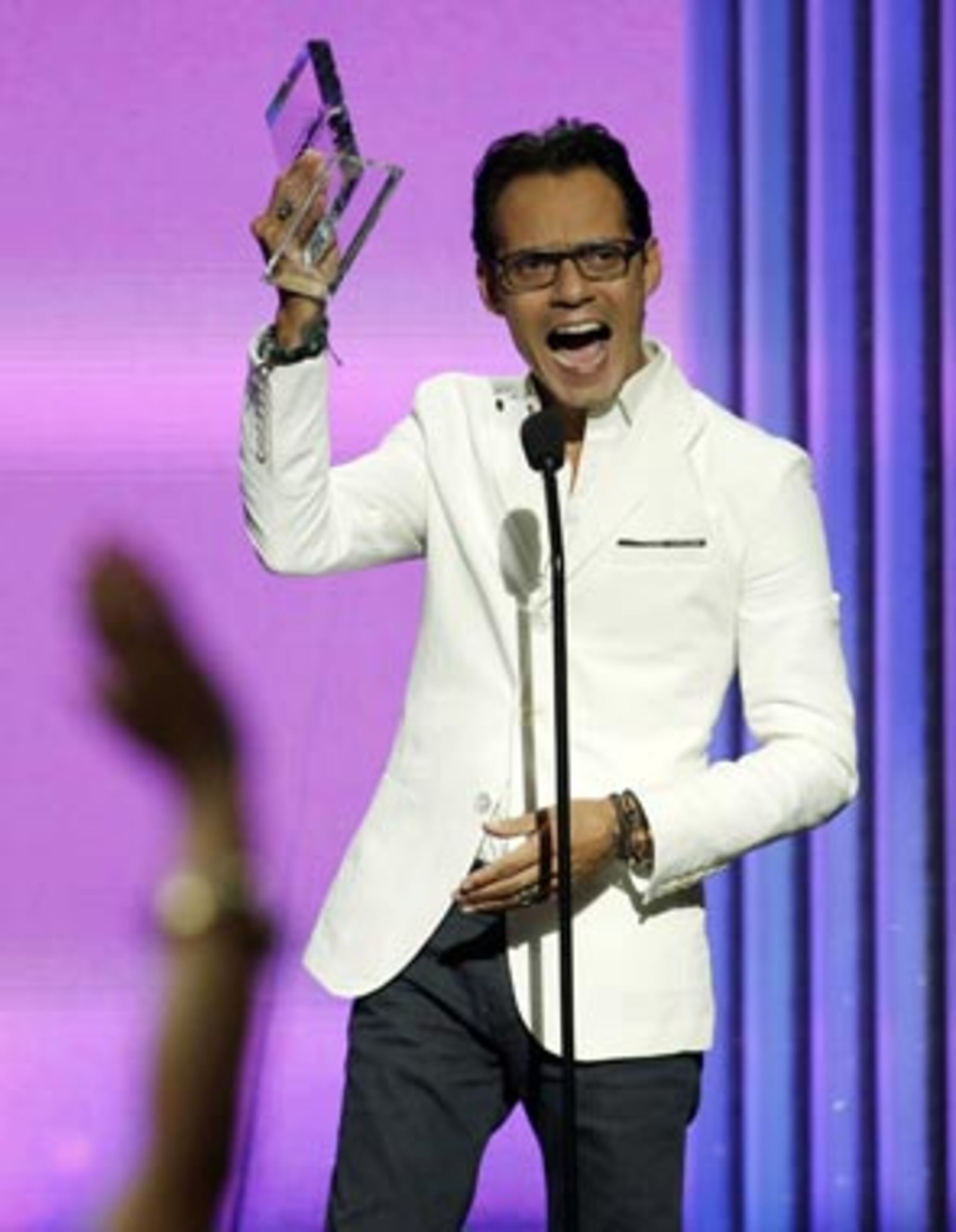 Marc Anthony ganó el premio "Gira del Año". (AP)