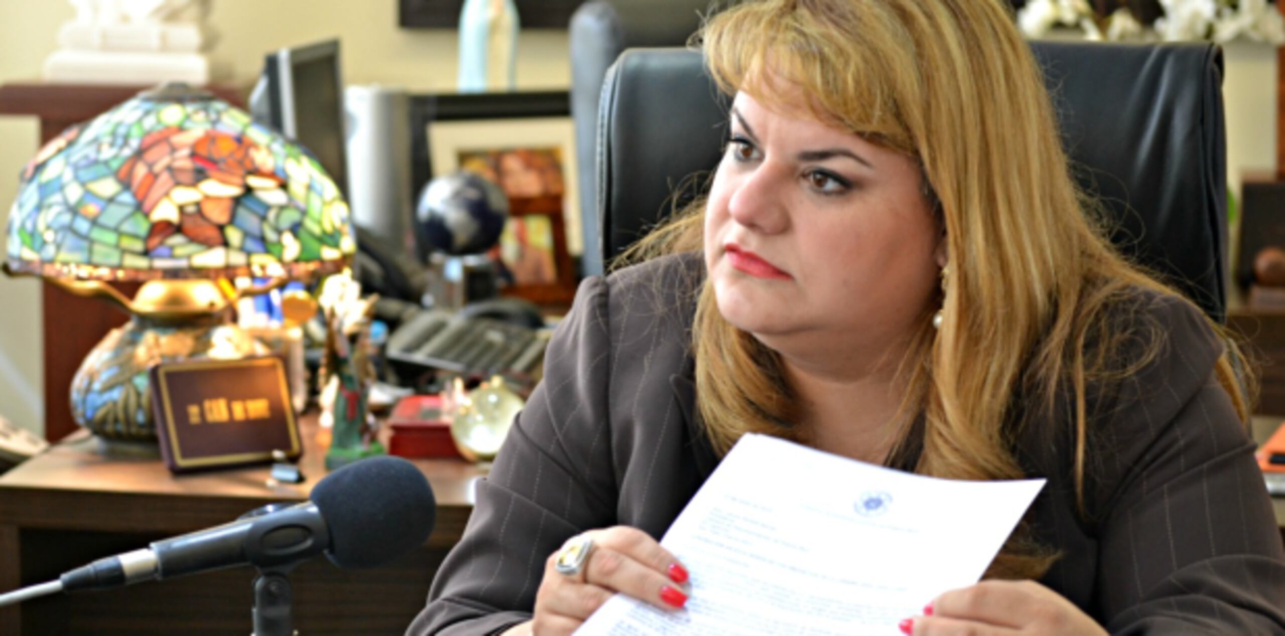 La representante Jenniffer González, también pidió el endoso del secretario de Hacienda, Juan Zaragoza. (suministrada)