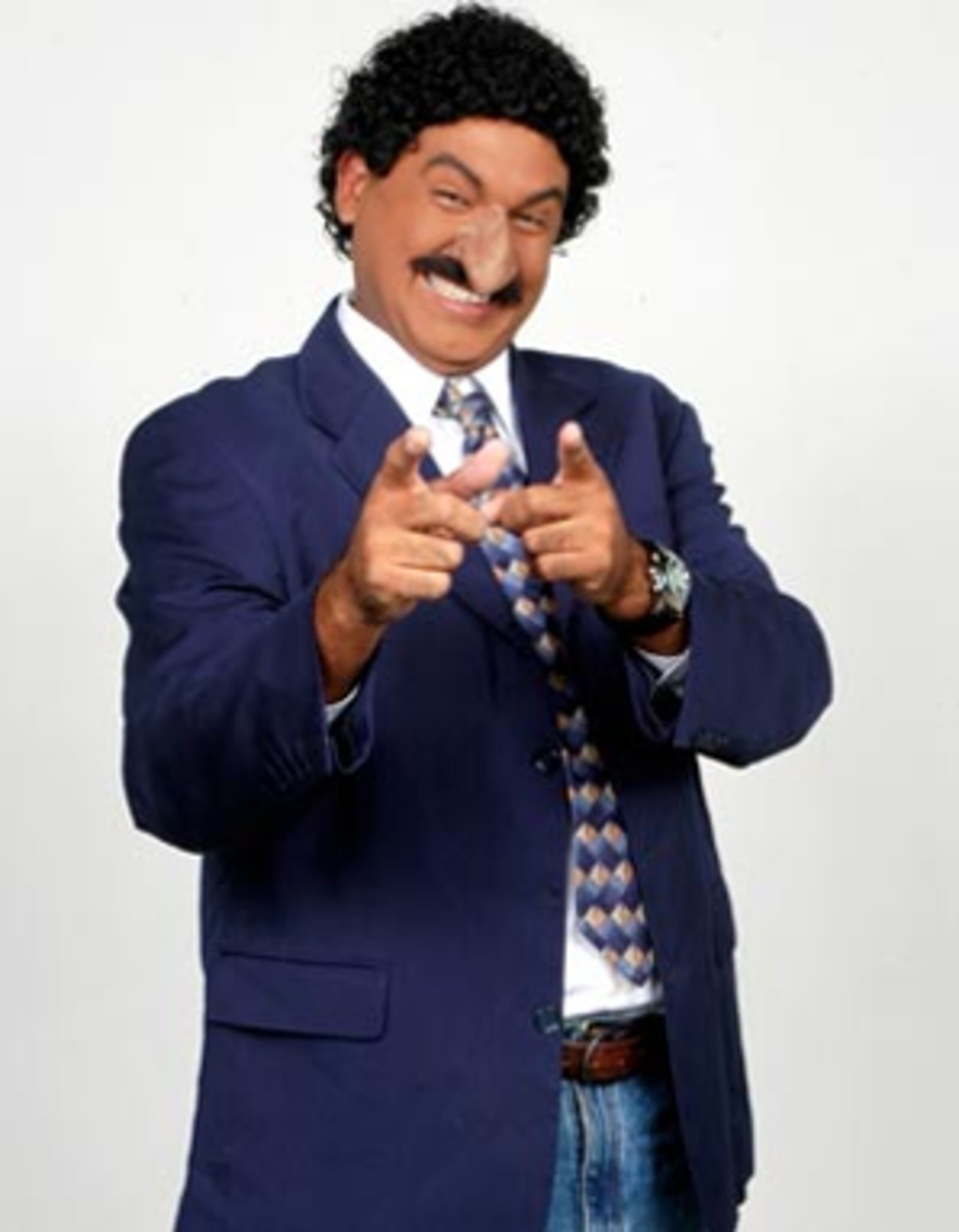 Herbert Cruz como el personaje "Pedro Fosas Nasales".