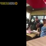 Molusco viene agalla'o con la pelea en pizzería