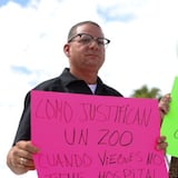 Claman por los animales y el cierre del zoológico frente al Capitolio