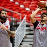 Entrena fuerte la Selección Nacional de baloncesto masculino