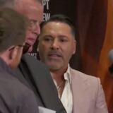 ¡No se soportan! Oscar de la Hoya y Canelo Álvarez casi se enredan a los puños