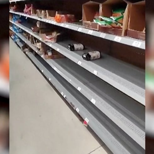 Largas filas y supermercados vacíos en Tulum por Beryl