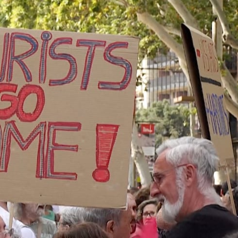 Masivas protestas en Barcelona contra el desplazamiento y el turismo