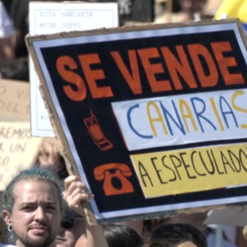 "El crecimiento turístico está trayendo pobreza": así protestaron en Islas Canarias