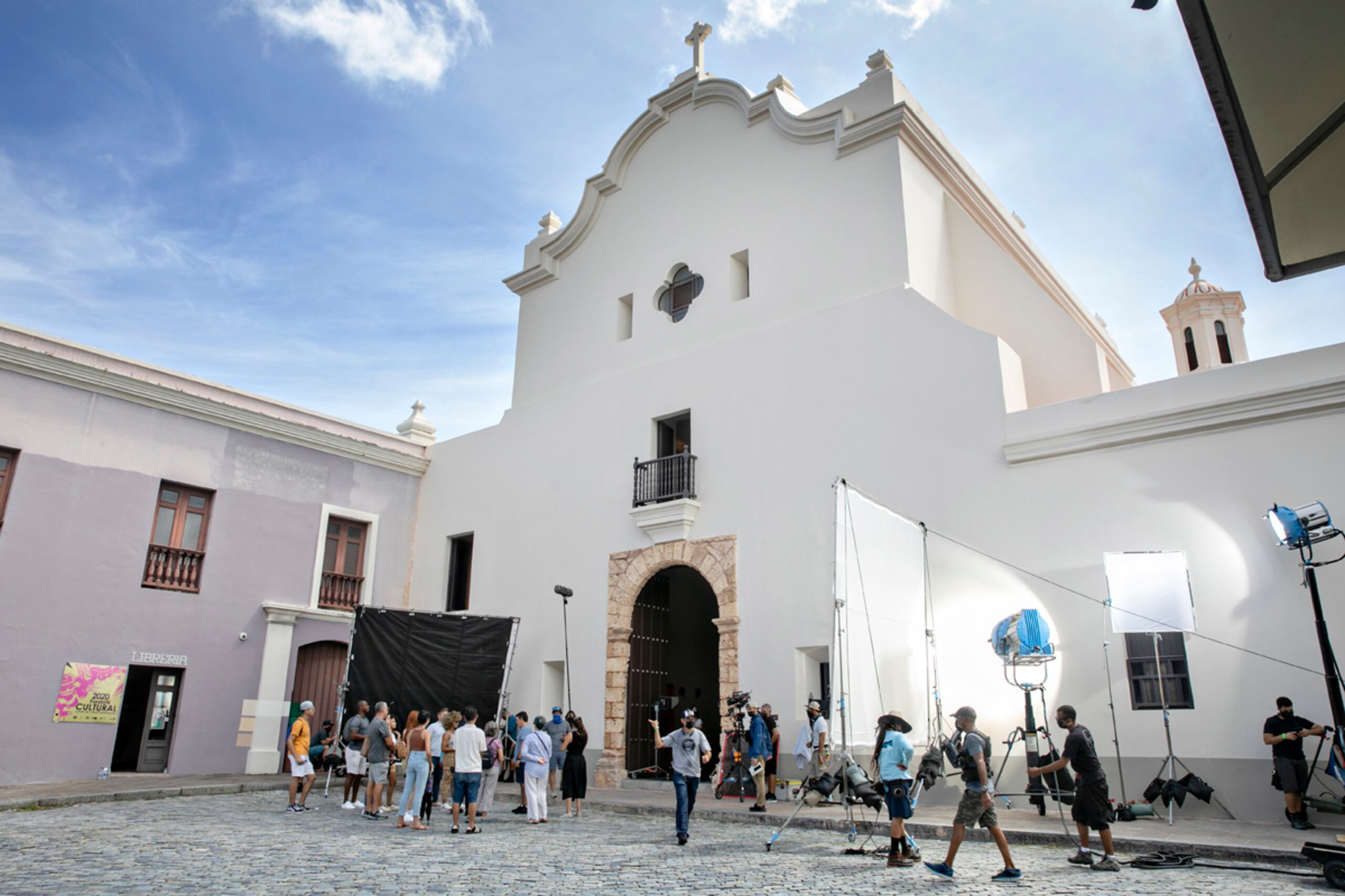 Algunas de las escenas se grabaron en el Viejo San Juan. 