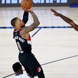 Damian Lillard le metió 61 puntos a los Mavericks