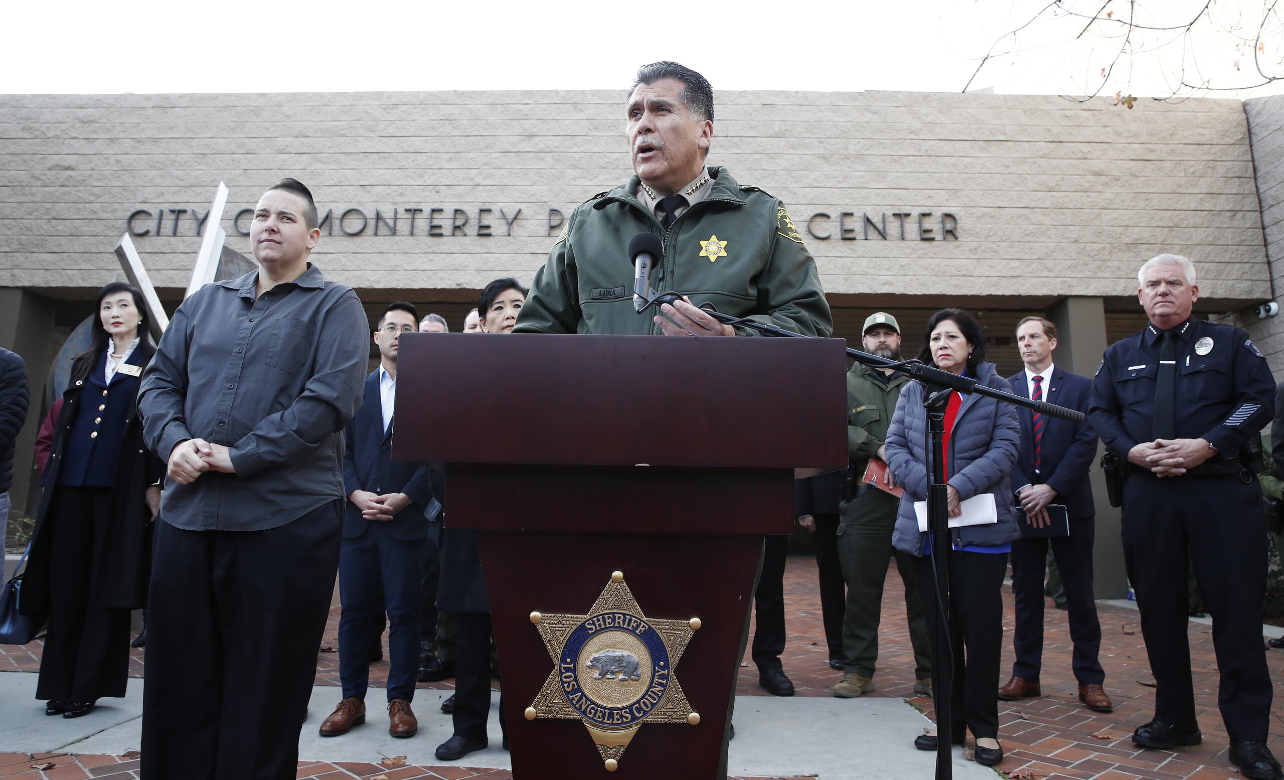 El sheriff Robert Luna, de Los Ángeles. (EFE/EPA/CAROLINE BREHMAN)