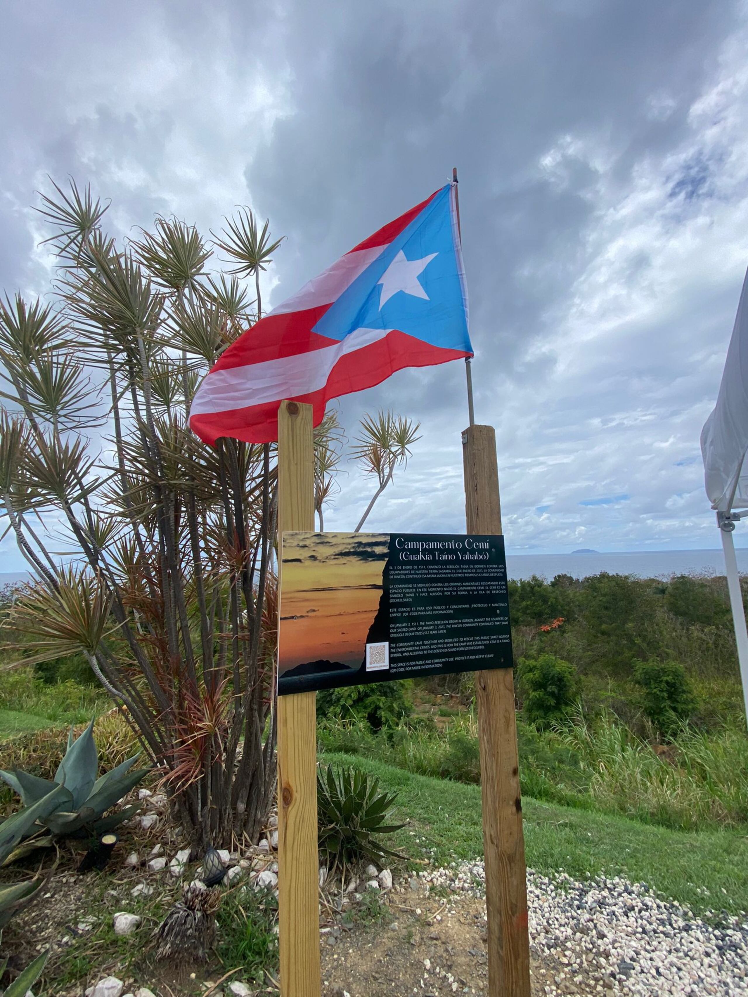 El encuentro sirvió para inaugurar rótulos y arte desarrollado también por la comunidad en favor del ambiente.