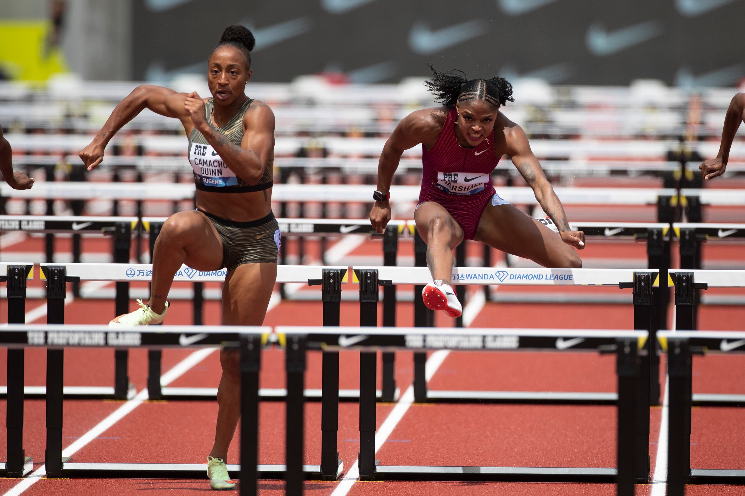 Jasmine Camacho Quinn tendría la compañía de Paola Vázquez en los 100 metros con vallas de Oregon 2022.