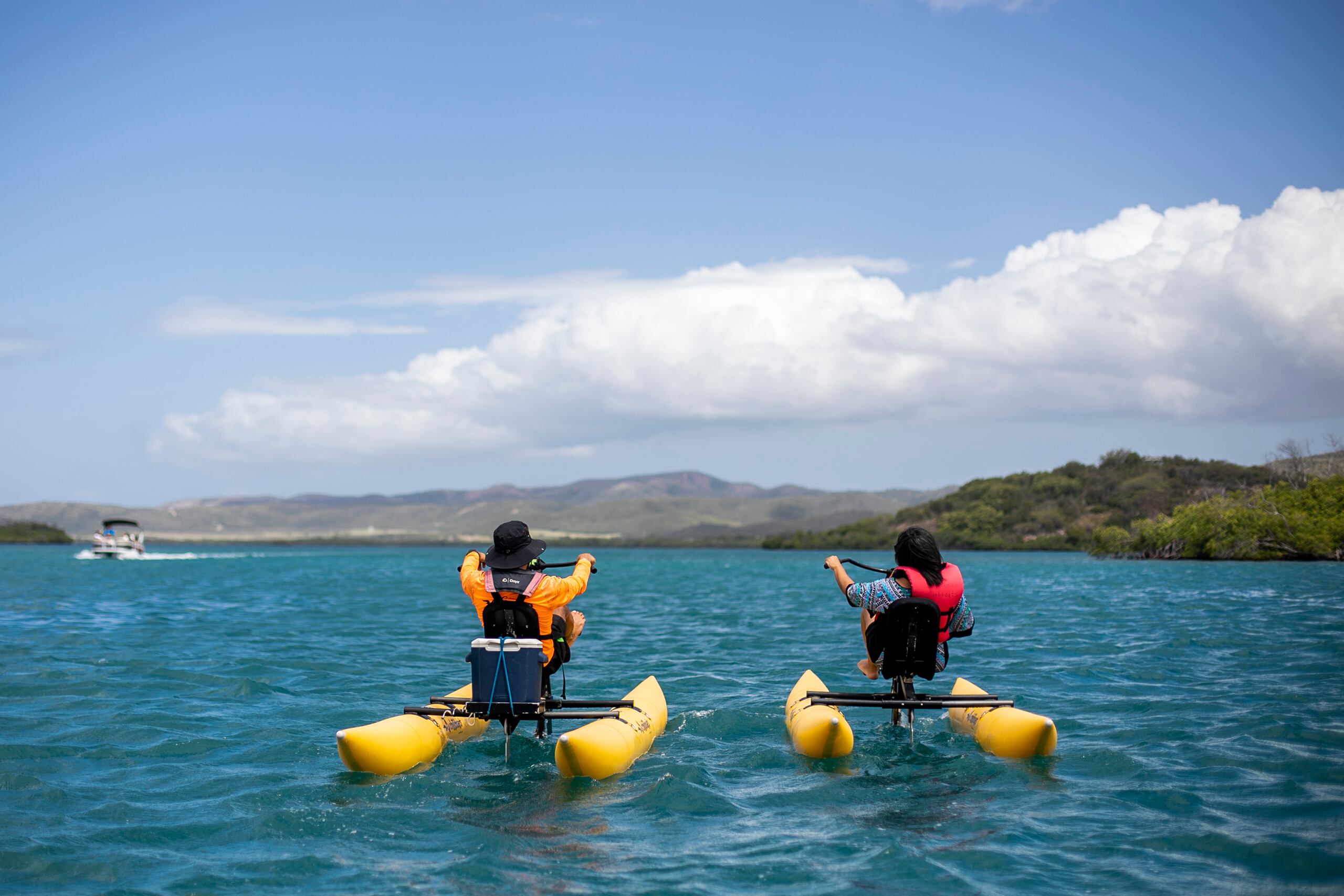 Caribbean Chiliboats, una empresa netamente puertorriqueña, ofrece estos recorridos guiados.