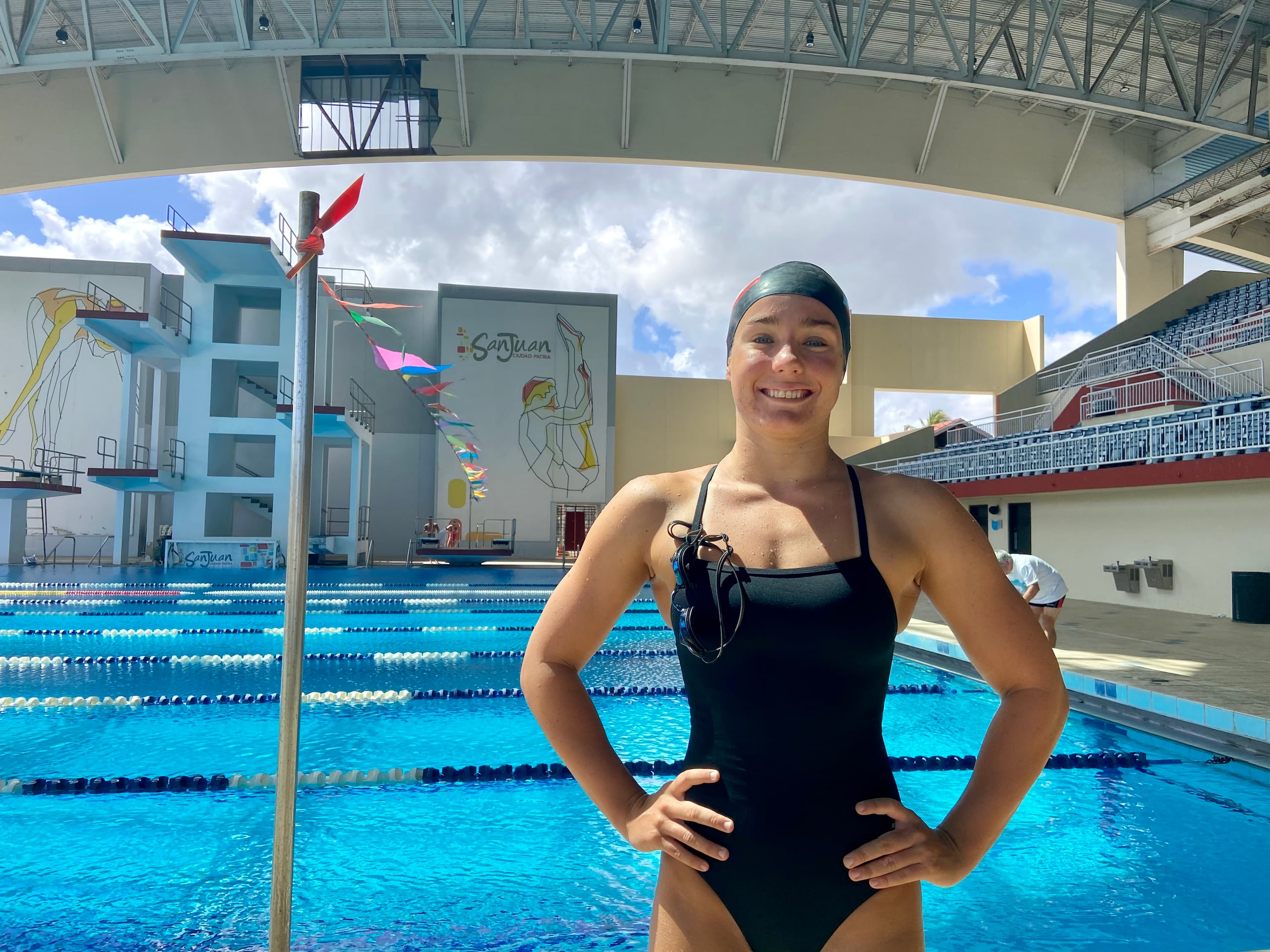 La adolescente Miriam Sheehan es la atleta más joven de la delegación.