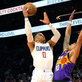 Los Clippers se impusieron sobre los Suns, su primer rival en los playoffs, en el cierre de la temporada