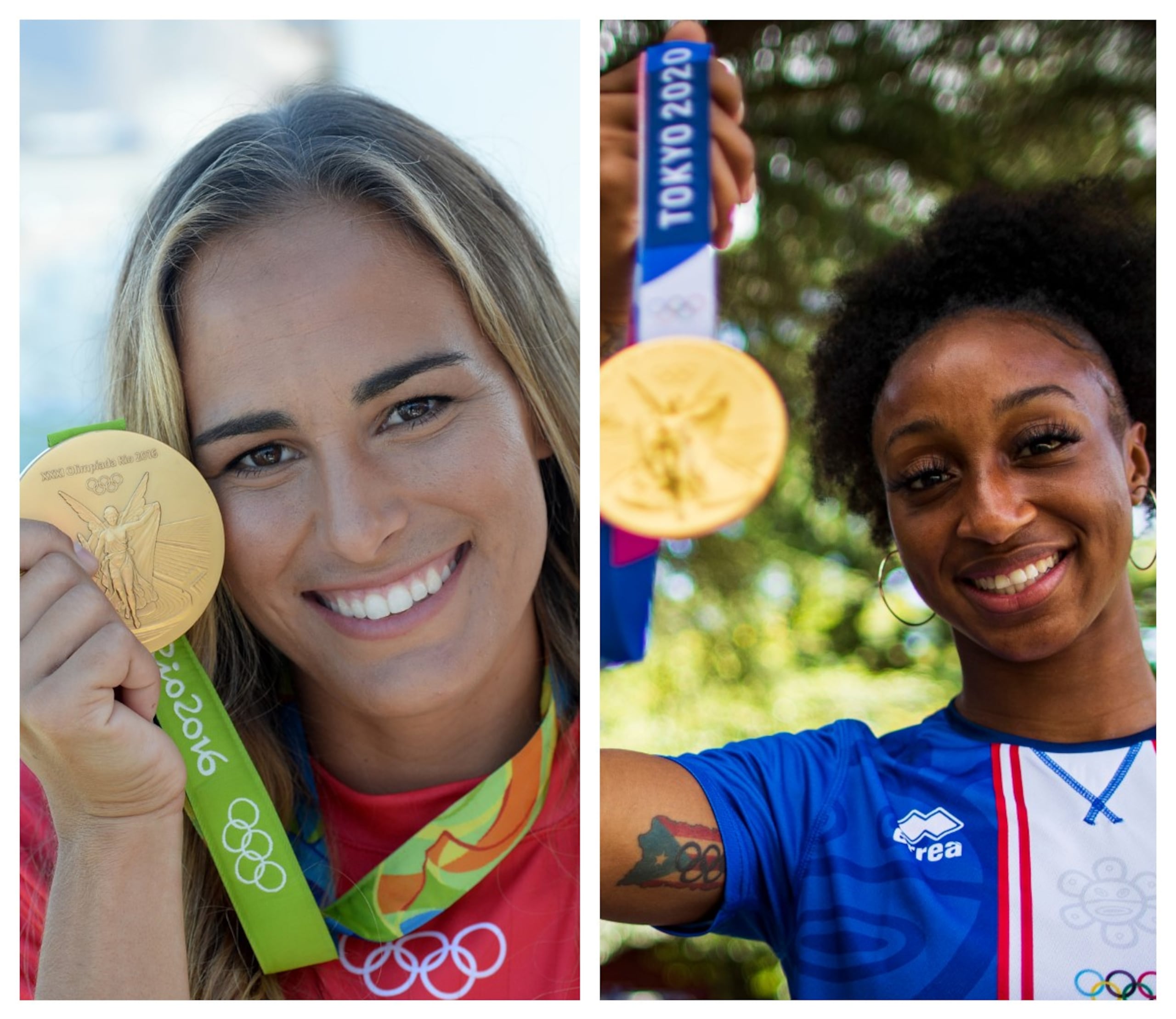 Mónica Puig y Jasmine Camacho-Quinn son las únicas atletas puertorriqueñas, en general, en ganar medallas de oro olímpicas.