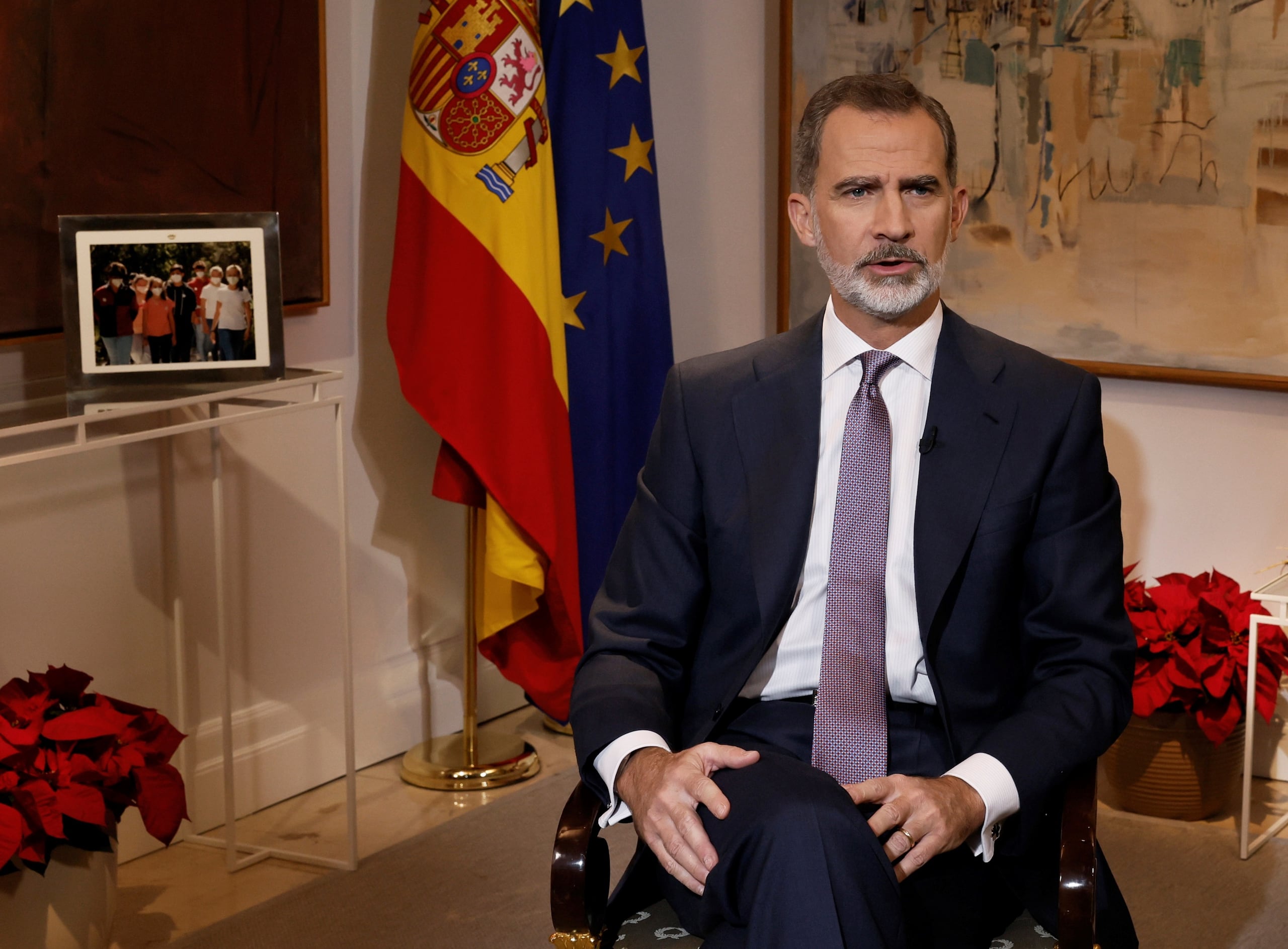 La reina Letizia pudo continuar desde el primer día con su agenda de trabajo al no resultar contagiada, al igual que la infanta Sofía, hija menor de los reyes.