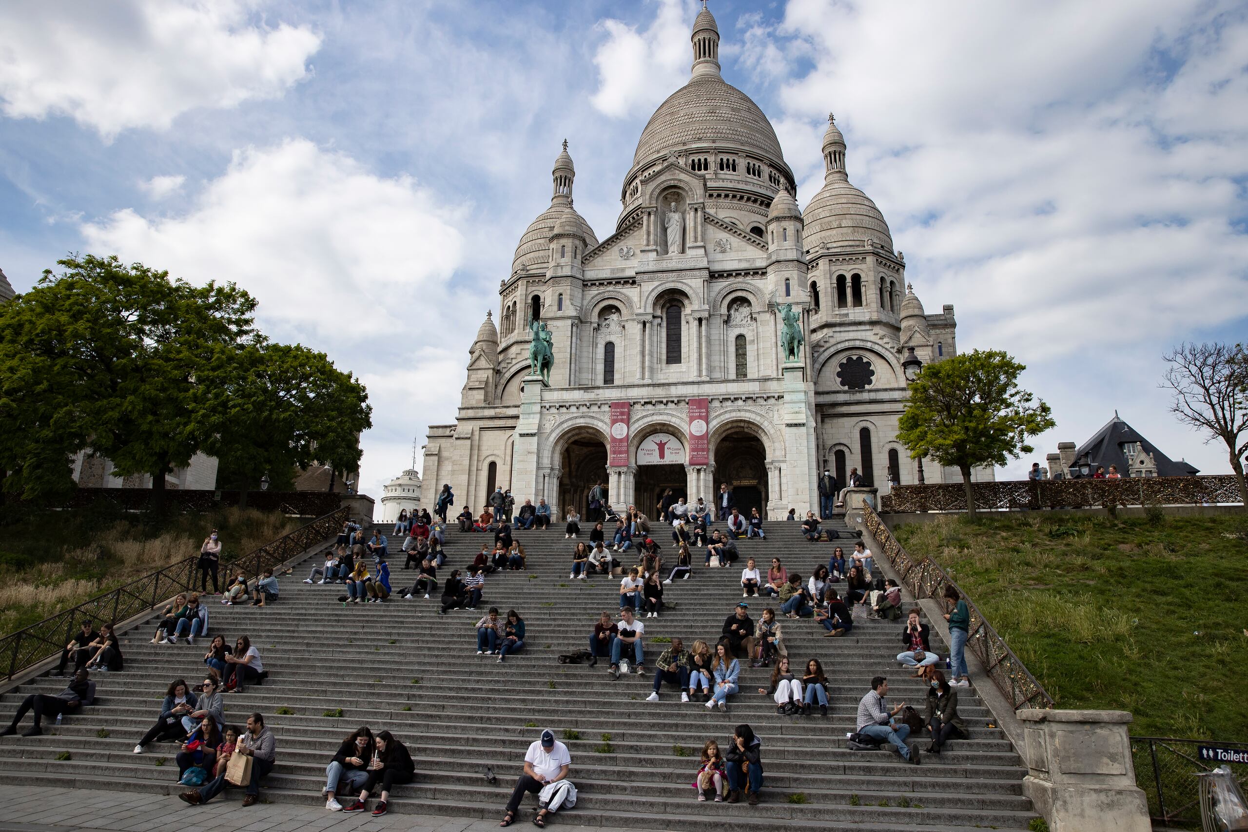 Imagen de Archivo de la Basílica parisina del Sacré-Coeur.
EFE/EPA/IAN LANGSDON
