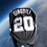 Camisa de Manu Ginóbili llega al espacio como modo de celebrar su ingreso al Salón de la Fama